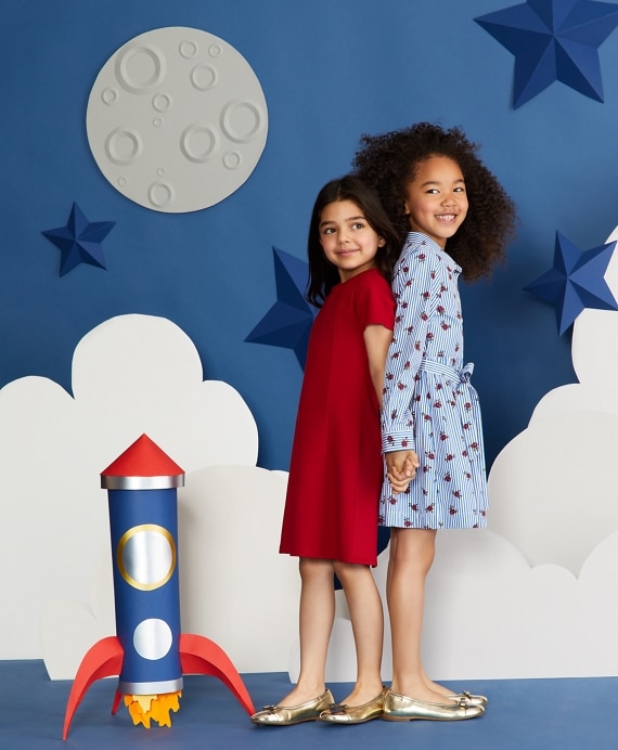 Girls Knit Ponte Dress