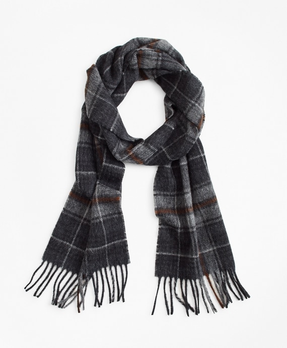 Grey Tartan Scarf