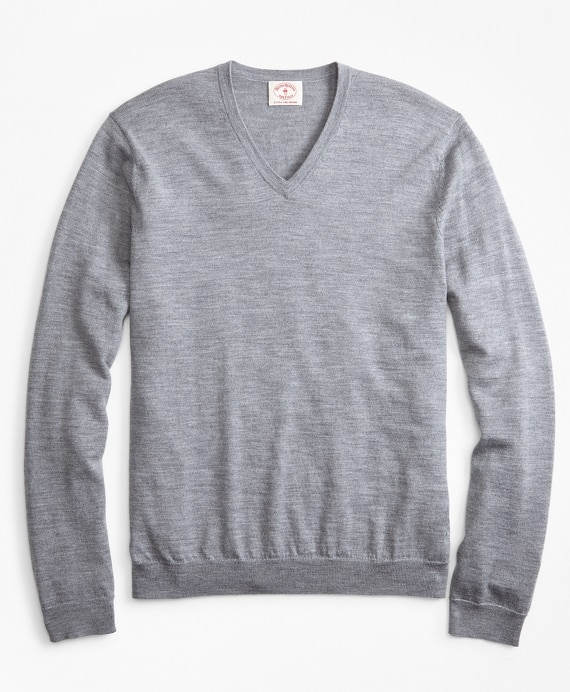 Merino Wool V-Neck Sweater