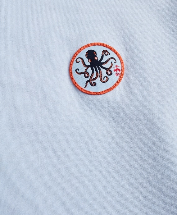 Cotton Octopus Patch T-Shirt