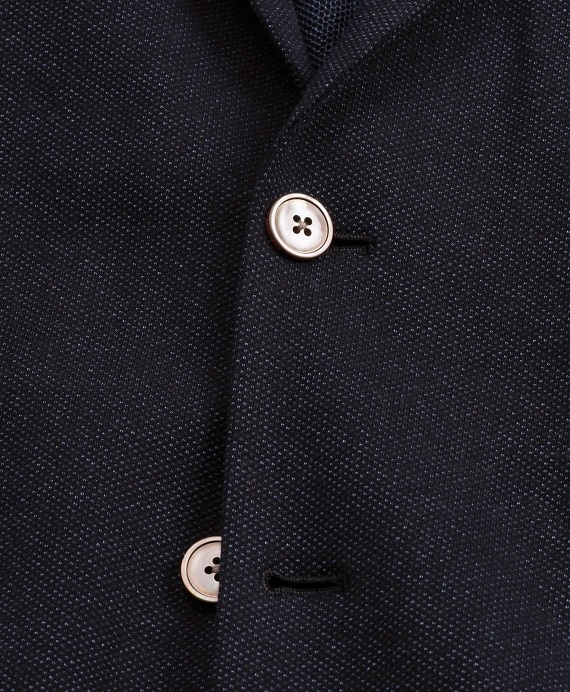 Regent Fit Two-Button Knit Blazer