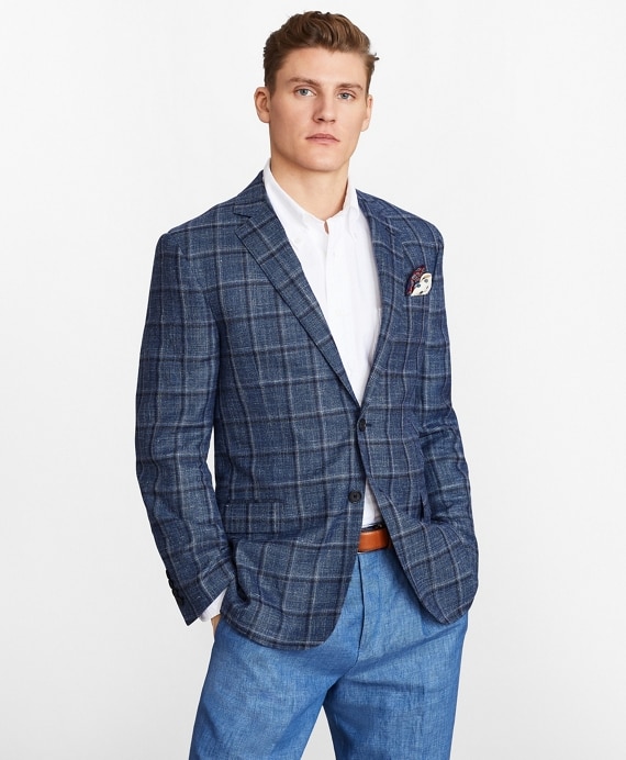 Regent Fit Plaid Sport Coat