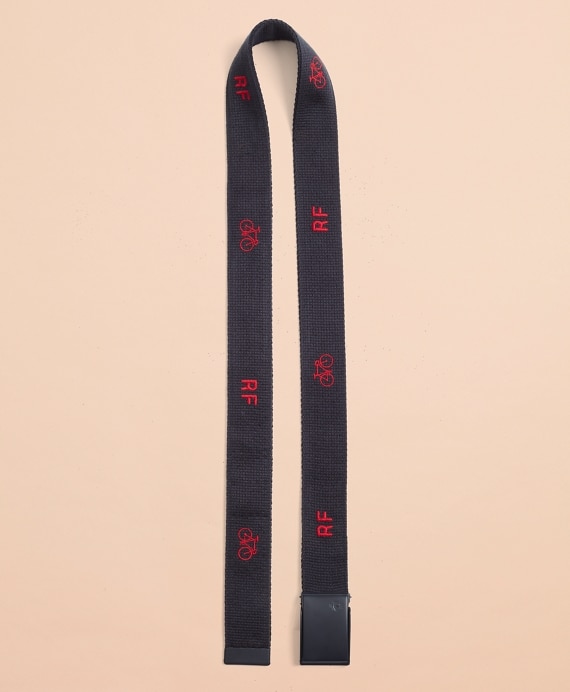 Embroidered Canvas Belt
