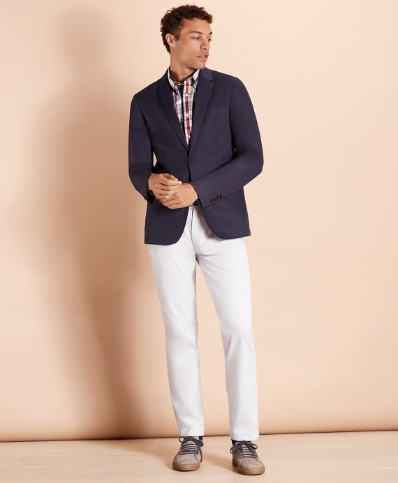 Pleat-Front Twill Chinos