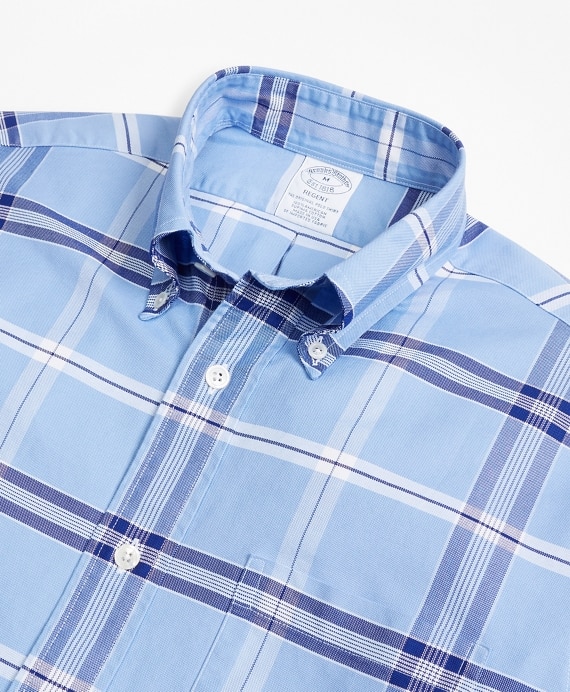 Regent Fit Oxford Windowpane Sport Shirt