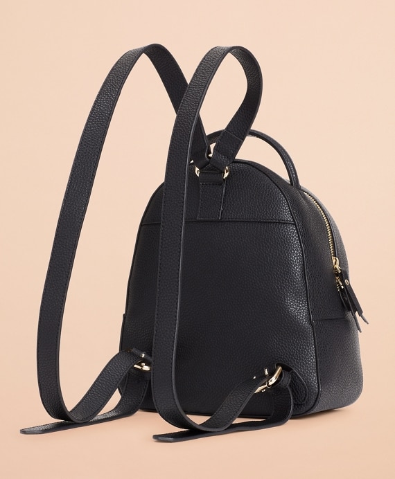 Pebbled Leather Backpack