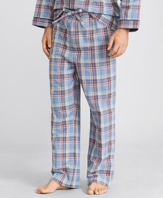 Double-Weave Plaid Pajamas