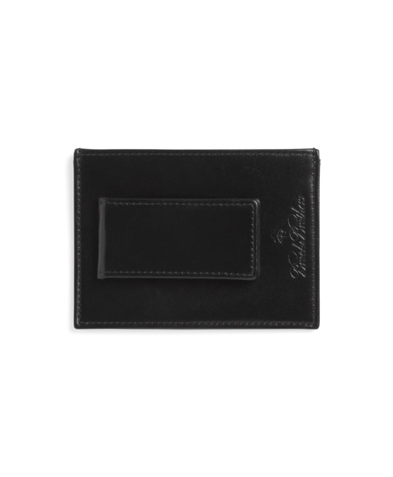 French Calf Card Case with Magnetic Clip