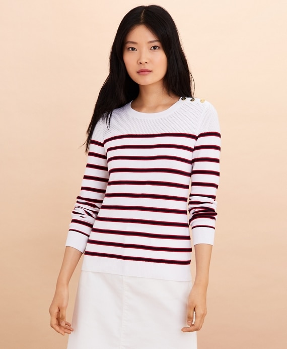 Striped Cotton Sweater