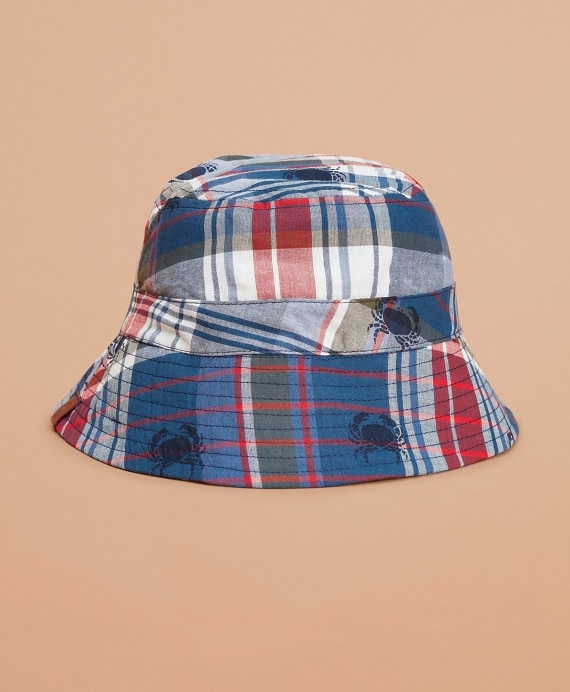 Printed Reversible Madras Bucket Hat
