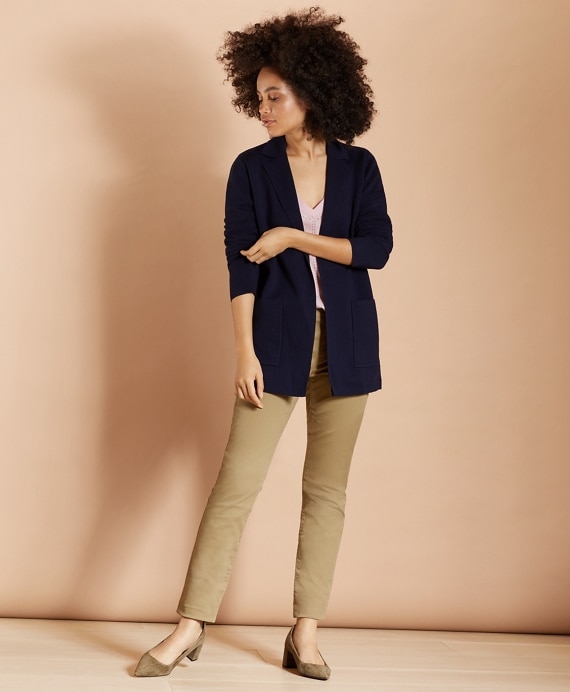 Merino-Wool Sweater Jacket