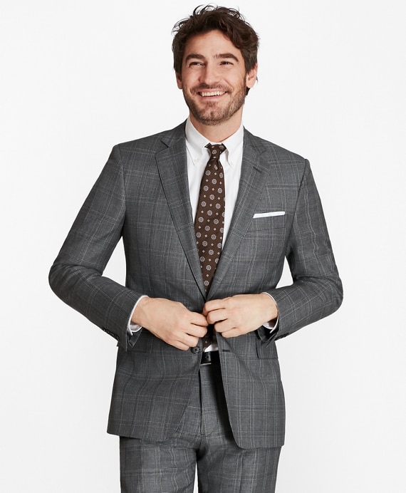 Regent Fit Plaid 1818 Suit