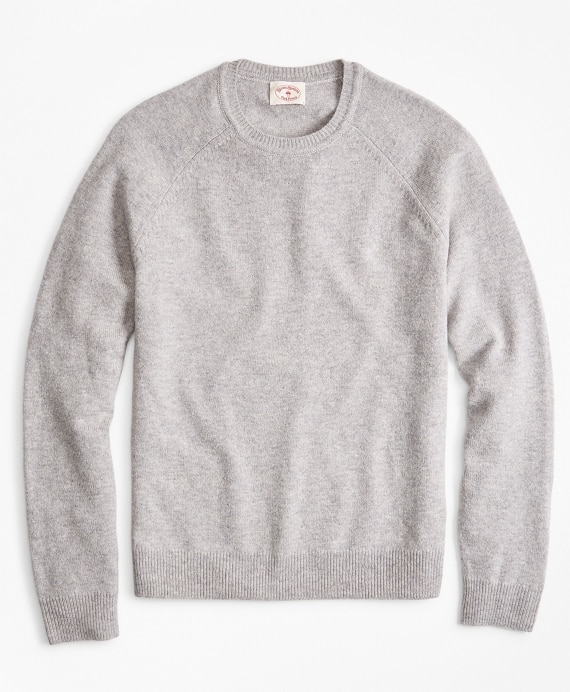 Lambswool Raglan Crewneck Sweater