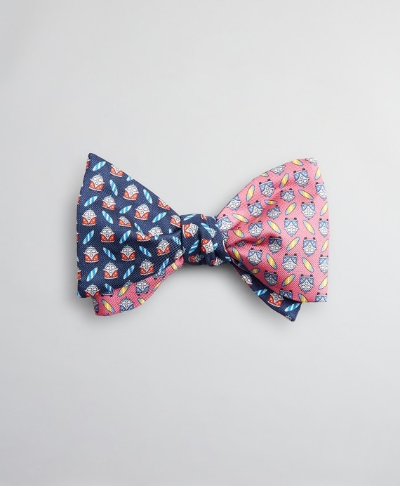 Two-Color Surfer Motif Tie