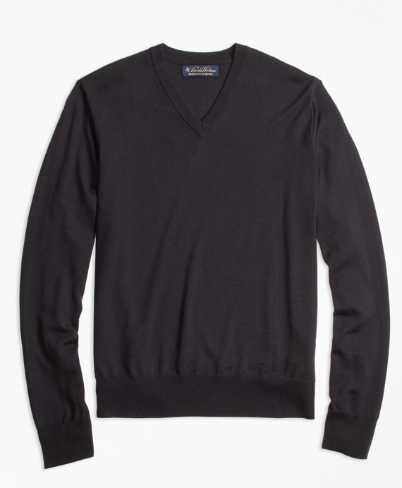 BrooksTech™ Merino Wool V-Neck Sweater
