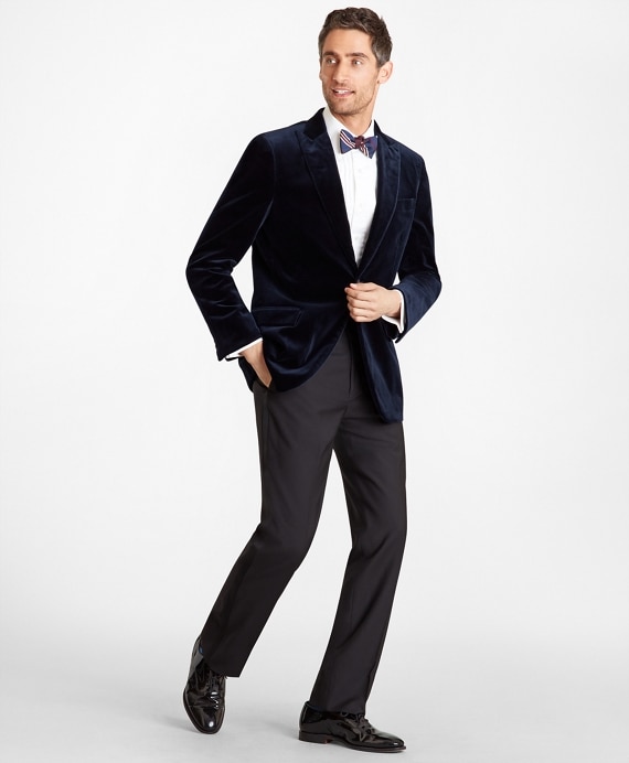 Madison Fit Velvet Tuxedo Jacket