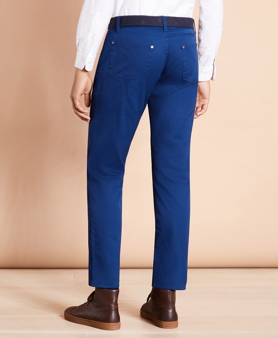 Five-Pocket Flannel-Lined Chinos