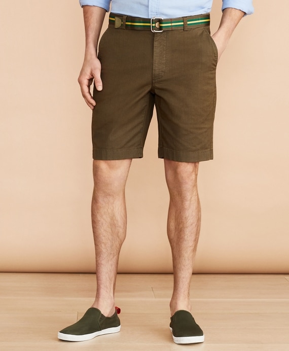 Cotton-Linen 9 Chino Shorts
