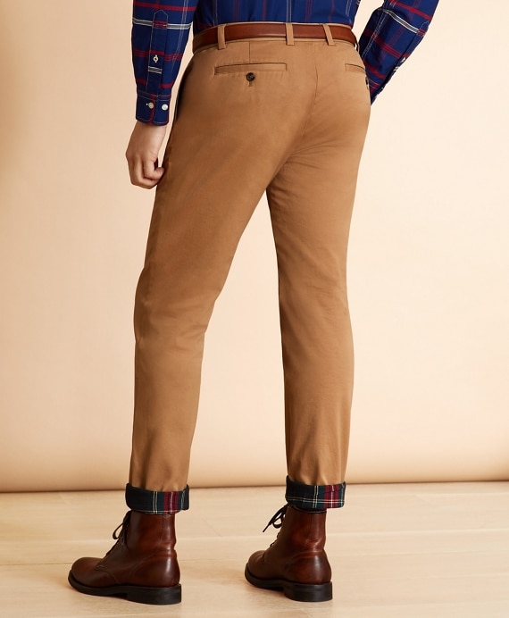 Flannel-Lined Chinos