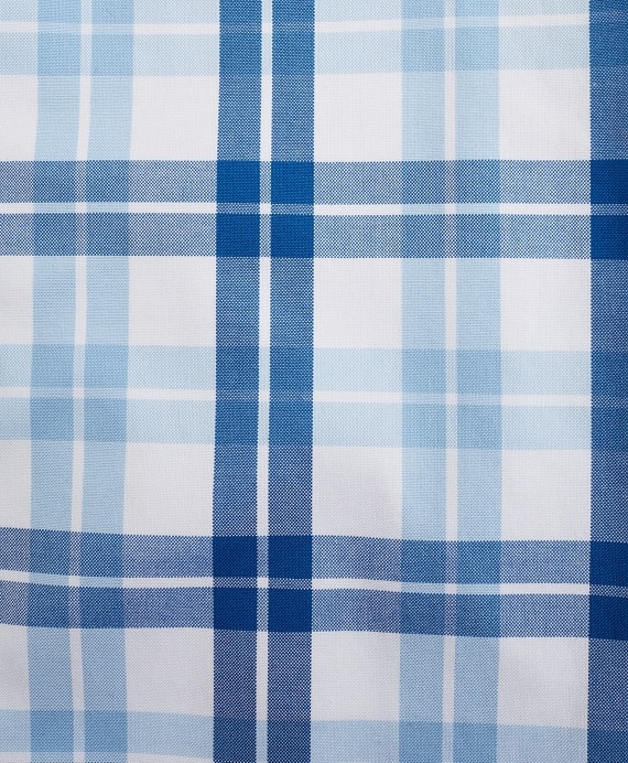 Stretch Milano Slim-Fit Sport Shirt, Non-Iron Check