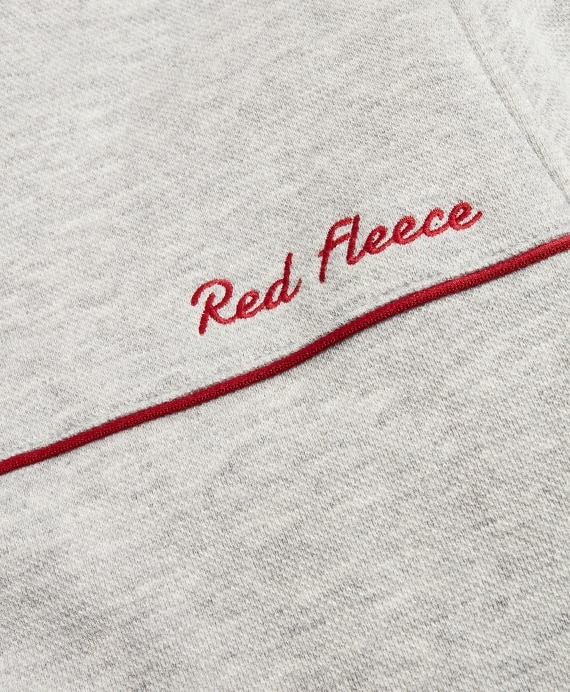 Half-Zip Pique Sweater