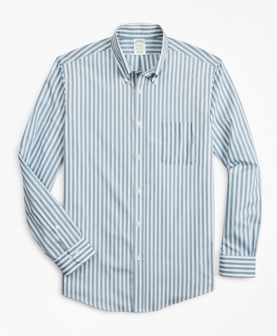 Milano Slim-Fit Sport Shirt, Performance Series with COOLMAX®, Stripe
