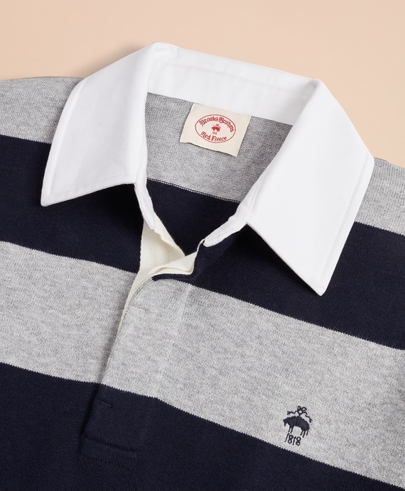 Cotton-Cashmere Rugby Sweater