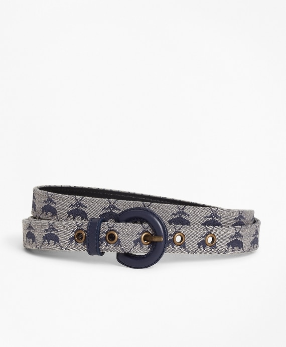 Logo Jacquard Waist Belt