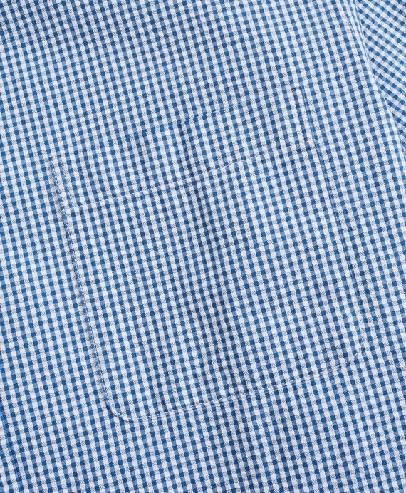Regent Fitted Sport Shirt, Seersucker Short-Sleeve Gingham