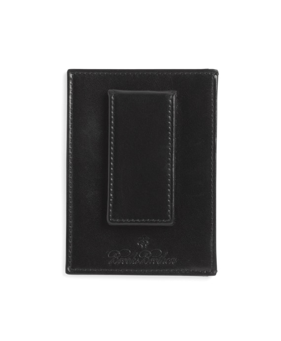 French Calf Card Case with Magnetic Clip