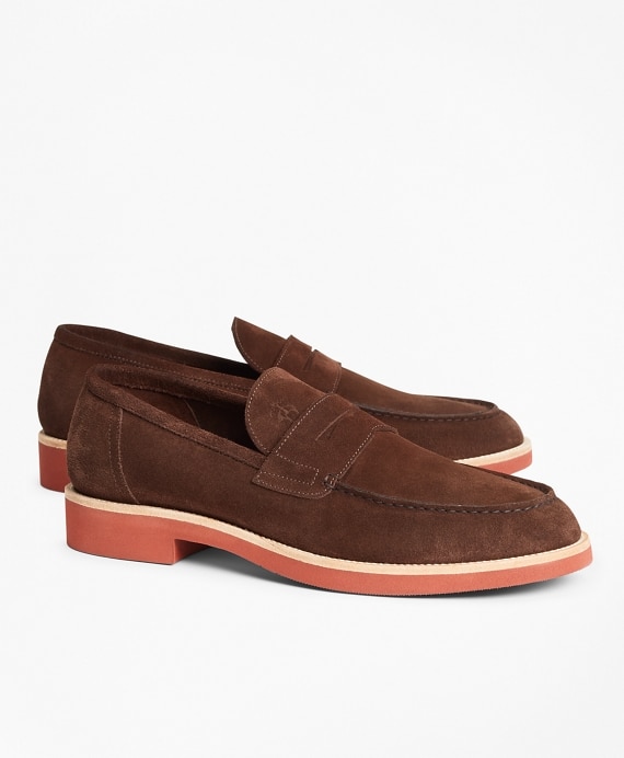 Suede Penny Loafers