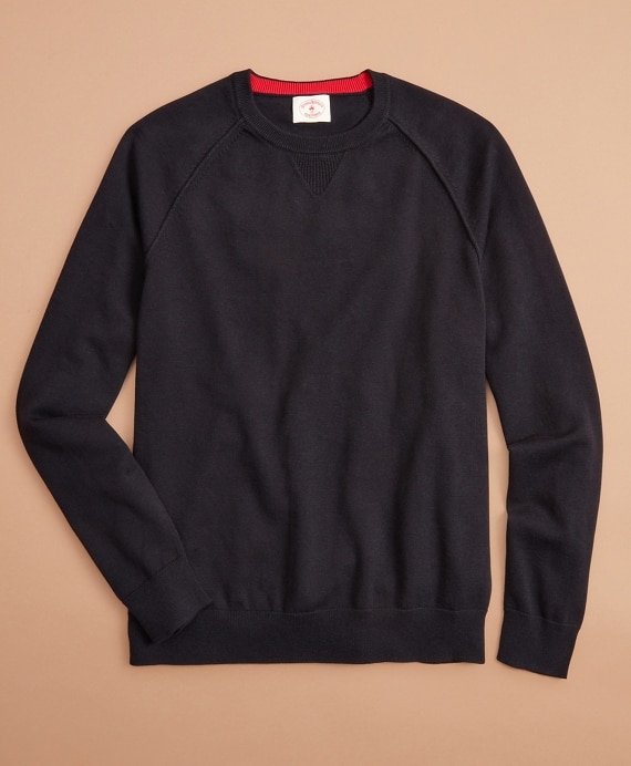 Cotton-Cashmere Crewneck Sweater