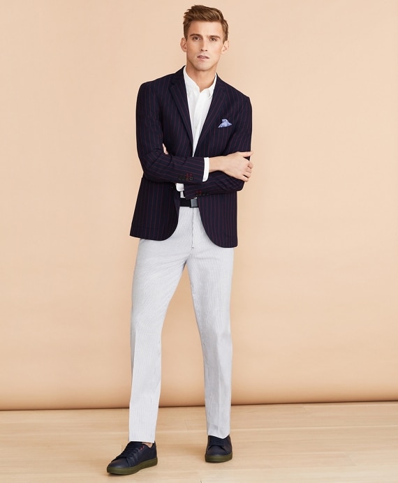 Striped Cotton Sport Coat