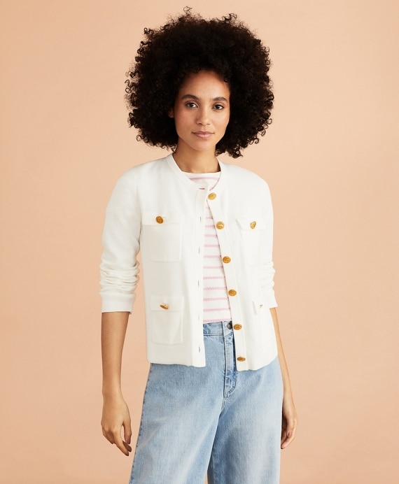 Cotton Sweater Jacket