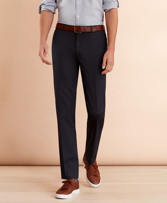 Stretch Cotton Twill Trousers