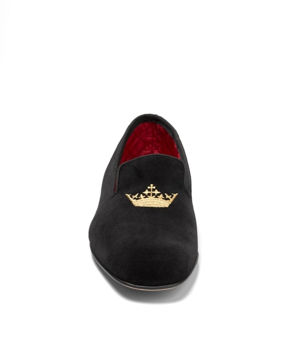 Velvet Crown Slippers