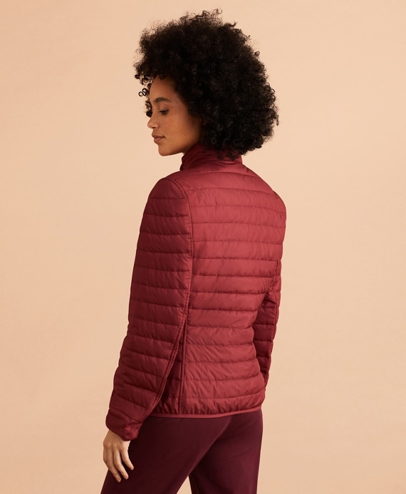 Reversible Floral-Print Puffer Jacket