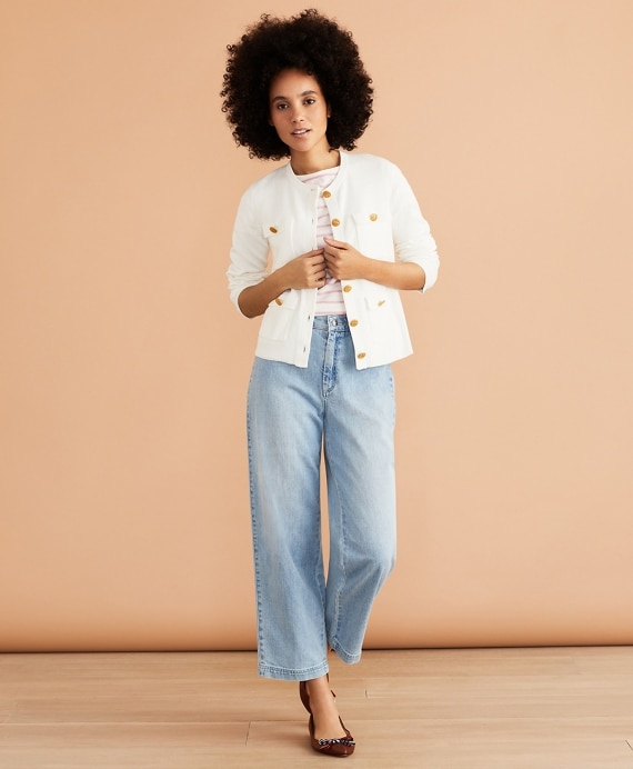 Cotton Sweater Jacket