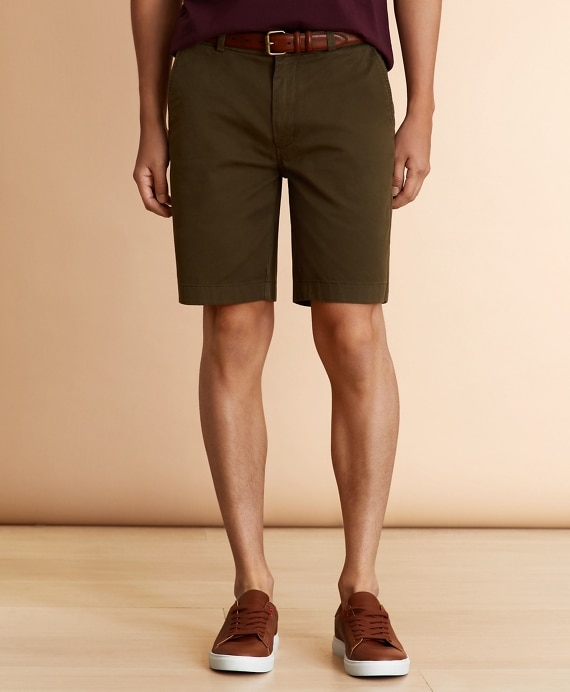 Garment-Dyed 9 Stretch Chino Shorts
