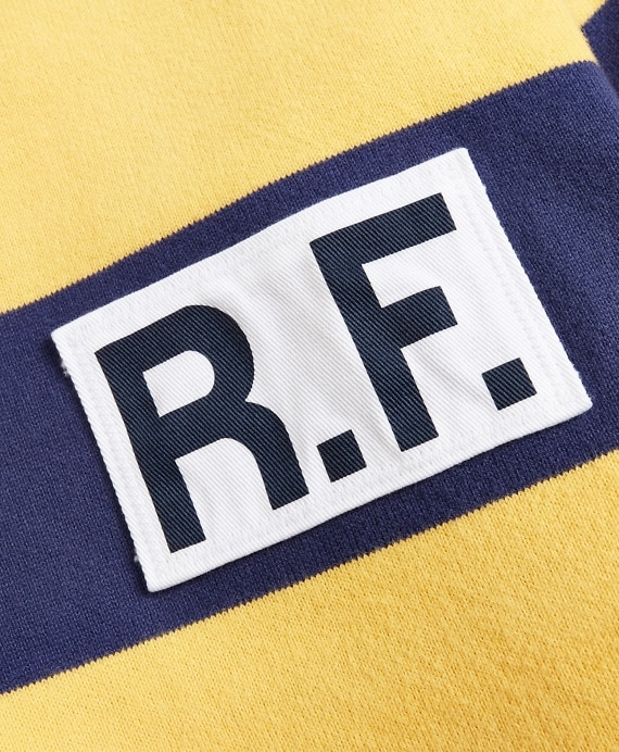 Cotton Jersey Striped Logo Rugby Shirt