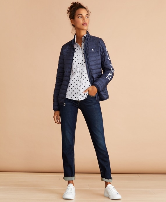 Logo-Graphic Puffer Jacket