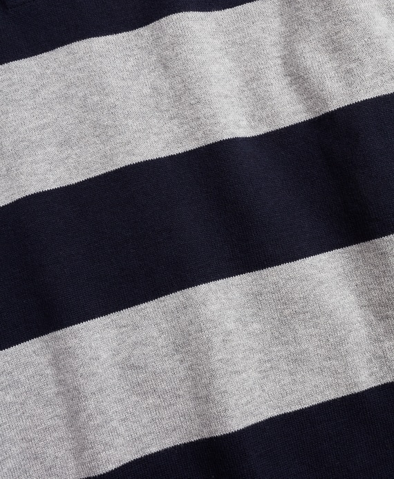 Cotton-Cashmere Rugby Sweater