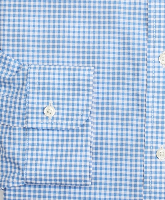 Stretch Madison Classic-Fit Dress Shirt, Non-Iron Poplin Ainsley Collar Gingham