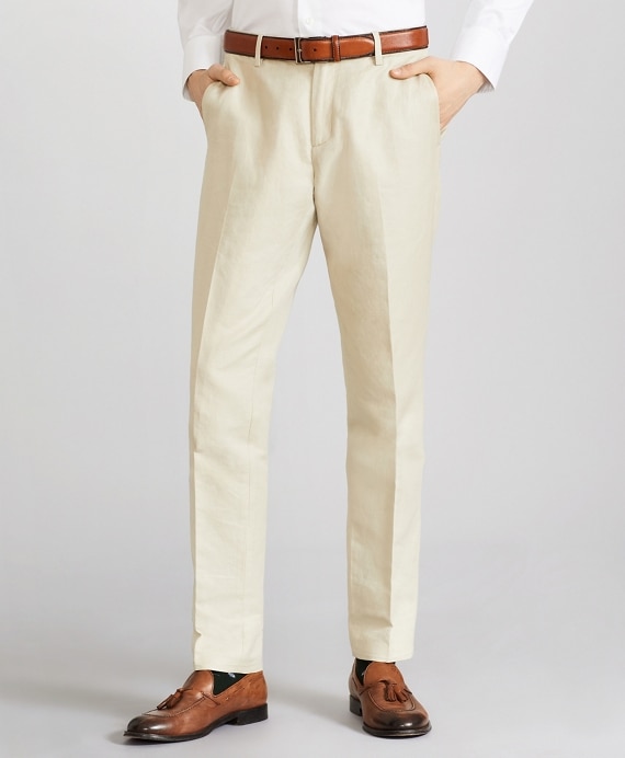 Soho Fit Linen and Cotton Chino Pants