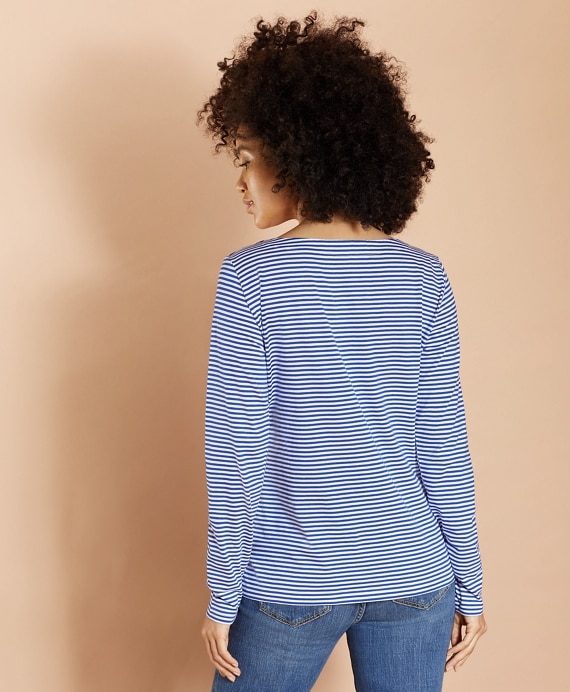 Striped Jersey Long-Sleeve T-Shirt