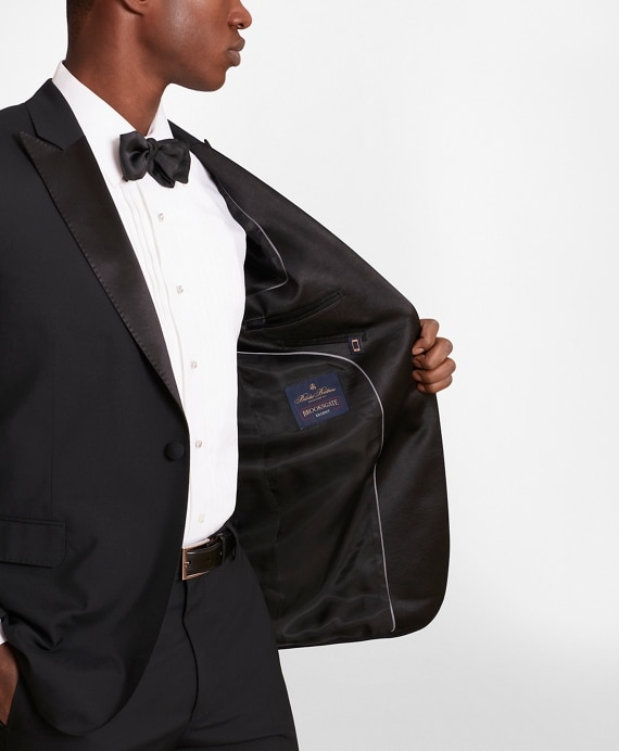 BrooksGate™ Regent-Fit Wool Tuxedo Jacket