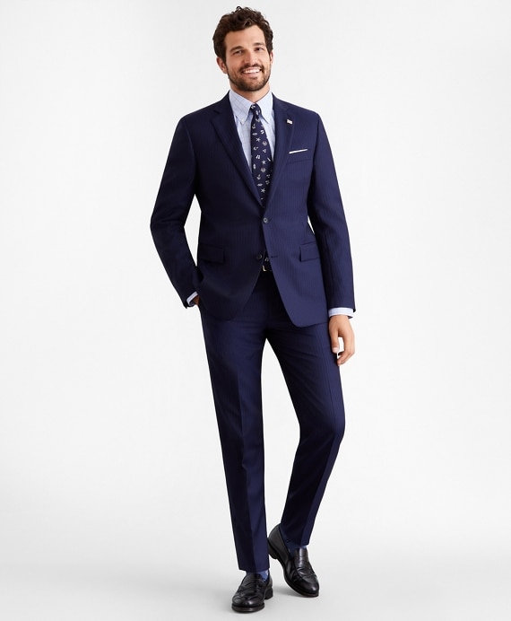 Regent Fit Two-Button Stripe 1818 Suit