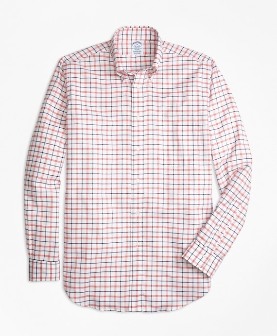 Regent Fit Oxford Large Check Sport Shirt