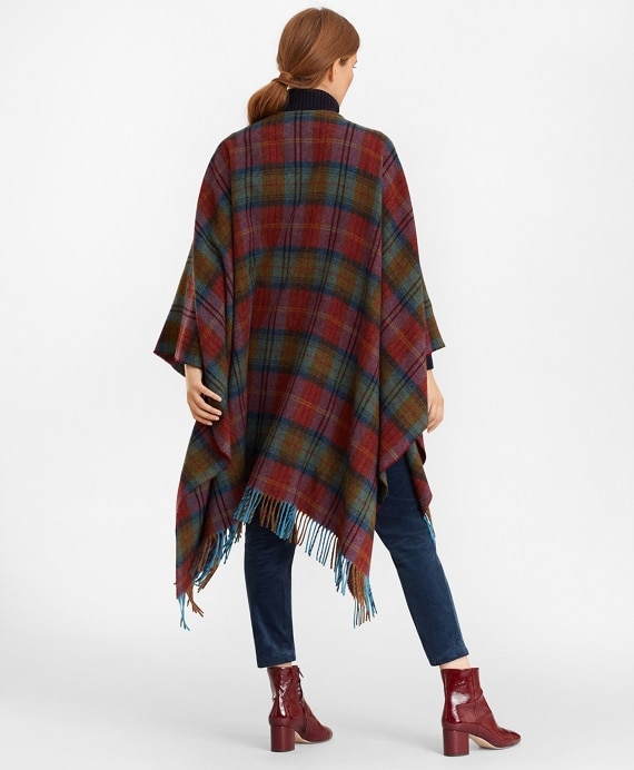 Tartan Wool Ruana