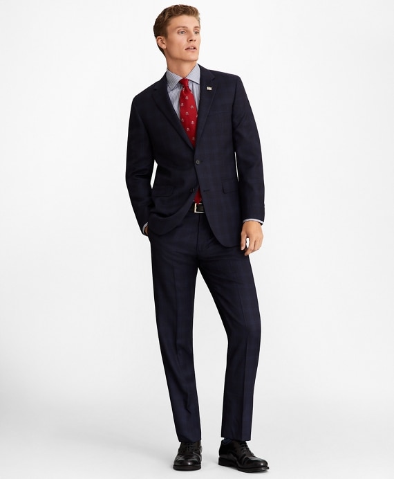 Milano Fit Plaid 1818 Suit
